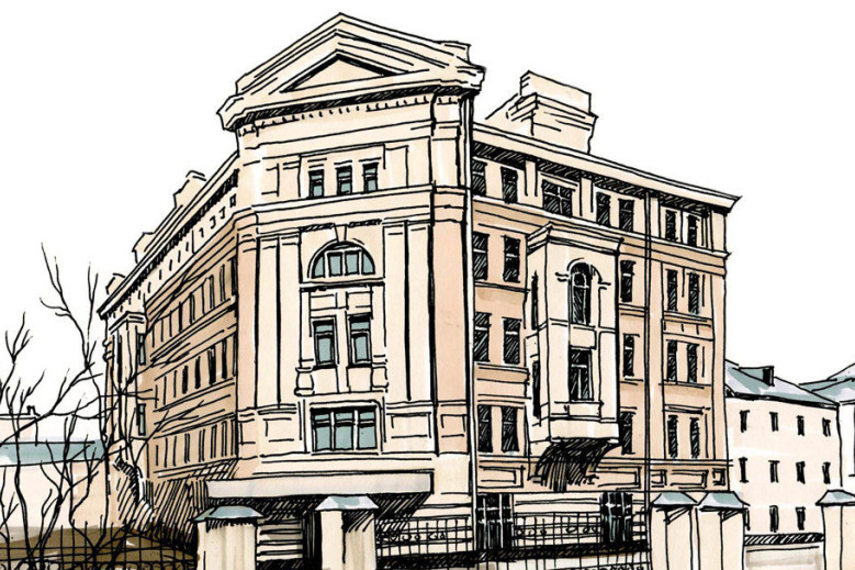 HSE. Cornerstone: Milyutinsky Pereulok, 13, Building 1 Illustration for news: HSE. Cornerstone: Milyutinsky Pereulok, 13, Building 1
