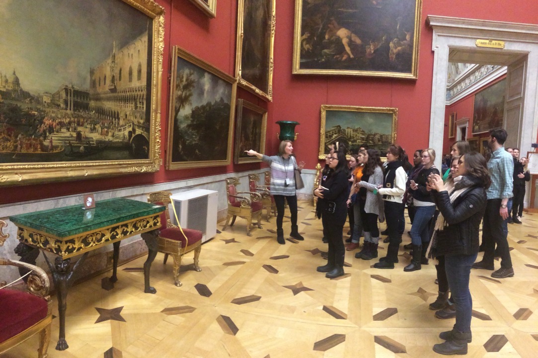 Trip to Saint Petersburg Inspires US Students Illustration for news: Trip to Saint Petersburg Inspires US Students