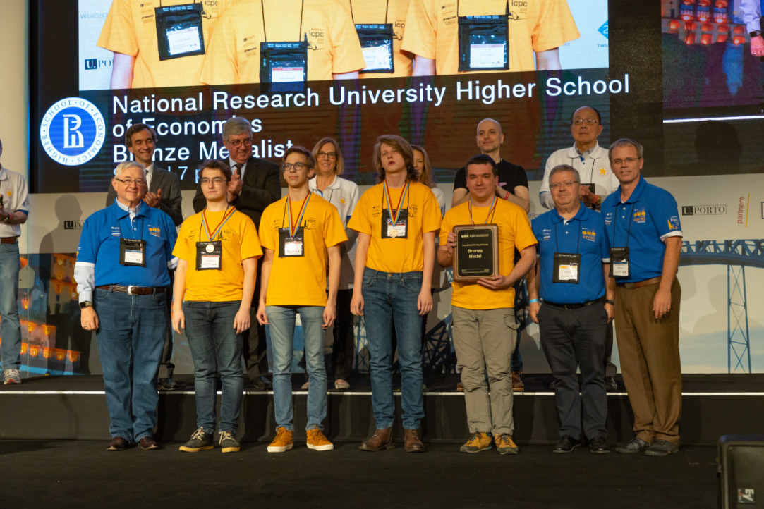 HSE Faculty of Computer Science Team Wins Bronze at ICPC World Finals 2019 Illustration for news: HSE Faculty of Computer Science Team Wins Bronze at ICPC World Finals 2019