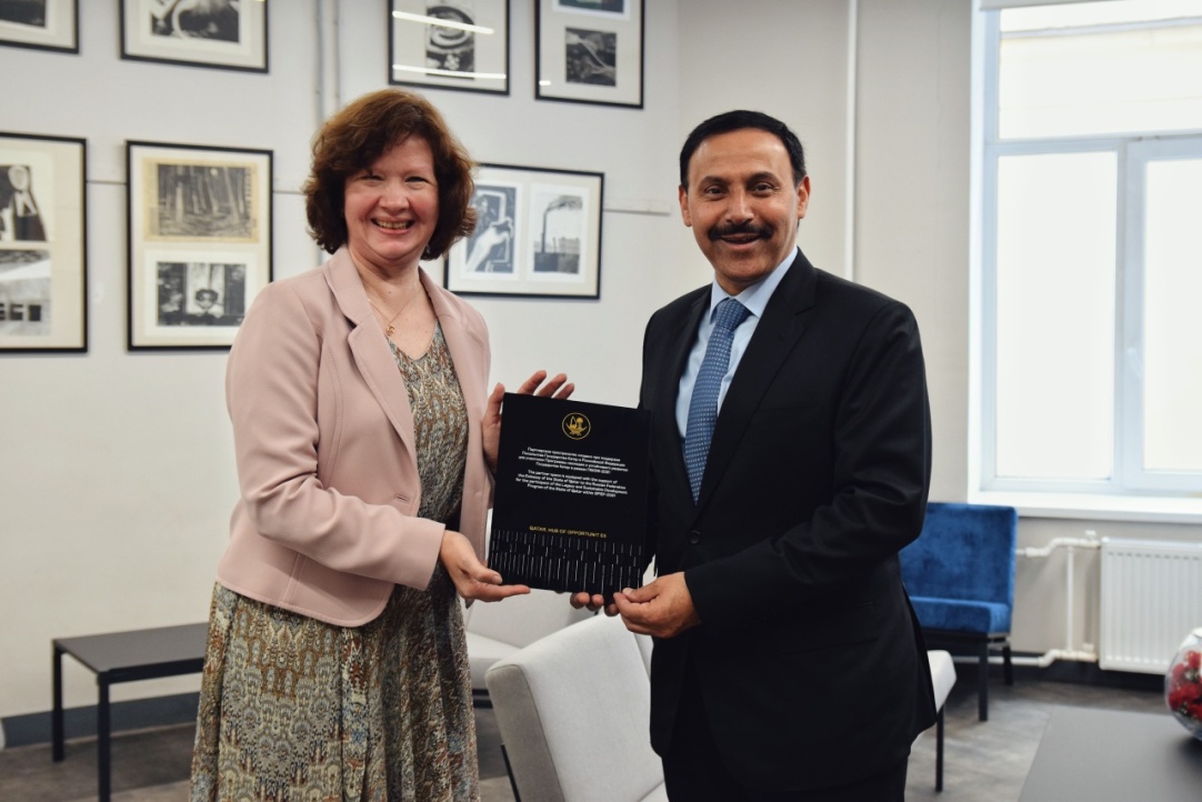 Qatari Ambassador Ahmed Al Thani Visits HSE University Illustration for news: Qatari Ambassador Ahmed Al Thani Visits HSE University